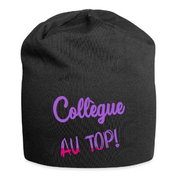 KOLLEGE - Jersey-Beanie - Schwarz - Vorne