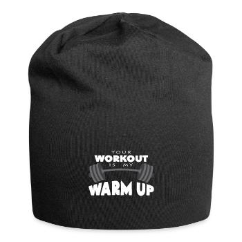 dumbbell - Jersey Beanie - black - Front