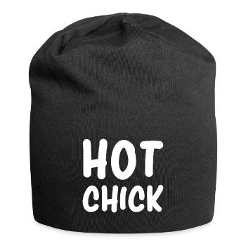 Hot Chick - Jersey-Beanie - Schwarz - Vorne