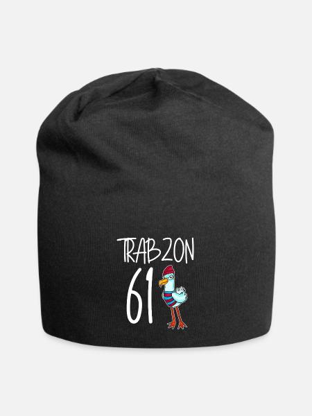 Trabzon 61 Turkey city - Jersey Beanie - black