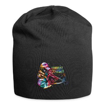 Wackerer Armbrustschütze Mittelalter - Jersey-Beanie - Schwarz - Vorne