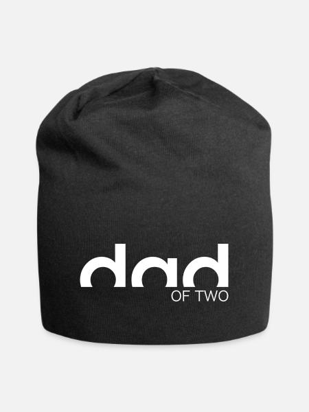 DAD OF TWO - Jersey-Beanie - Schwarz