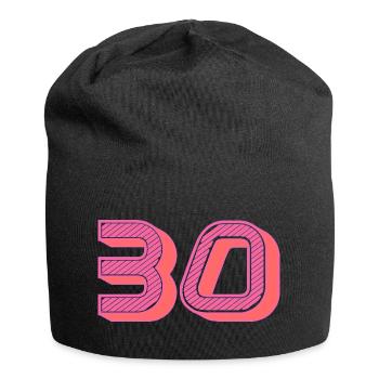 30. 30 YEARS. 30th ANNIVERSARY. 30 YEARS ANNIVERSARY. - Jersey Beanie - black - Front