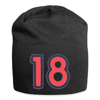 18. 18 YEARS OLD - Jersey Beanie - black - Front