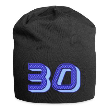 30. 30 YEARS. 30th ANNIVERSARY. 30 YEARS ANNIVERSARY. - Jersey Beanie - black - Front