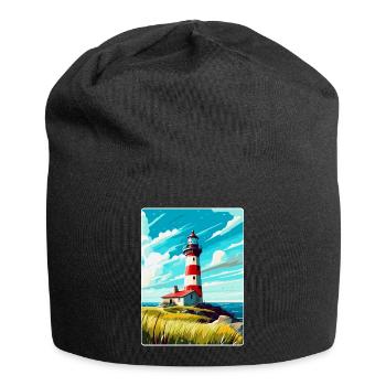 Plymouth England Uk Vintage Travel Poster Souvenir - Jersey Beanie - black - Front