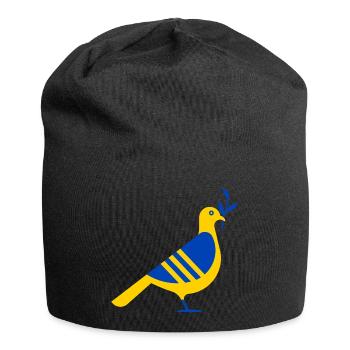 UKRAINE FRIEDENSTAUBE - Jersey-Beanie - Schwarz - Vorne