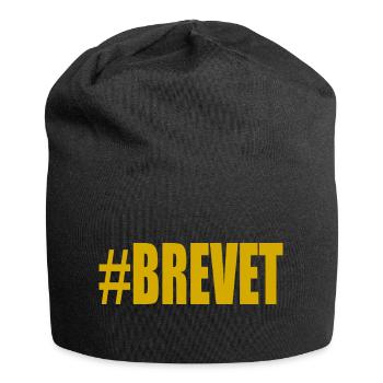 FERRY. BACCALAUREAT. PATENT. DNB. EXAMINATION. WELL DONE - Jersey Beanie - black - Front