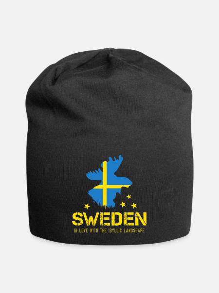 Schweden Sweden - Jersey-Beanie - Schwarz