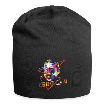 Spöttischer Erdogan Boxhandschuh - Jersey-Beanie - Schwarz - Vorne
