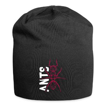 Winzige Ameise Insektenkolonie - Jersey-Beanie - Schwarz - Vorne