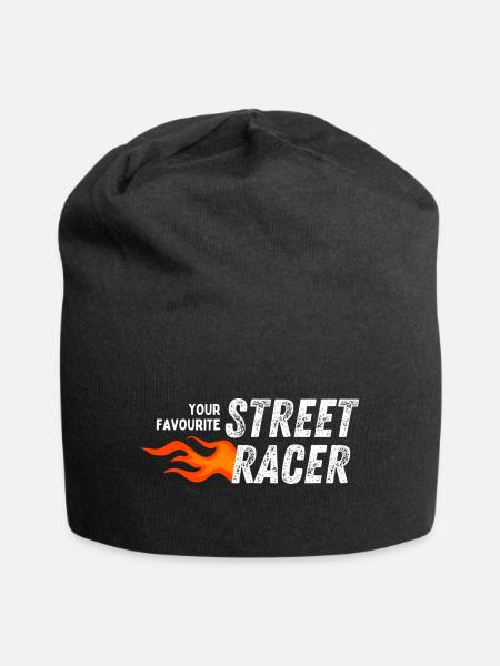 Dein Lieblings-Street-Racer - Jersey-Beanie - Schwarz