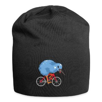 Turboschneller Kiwivogel Radtour - Jersey-Beanie - Schwarz - Vorne