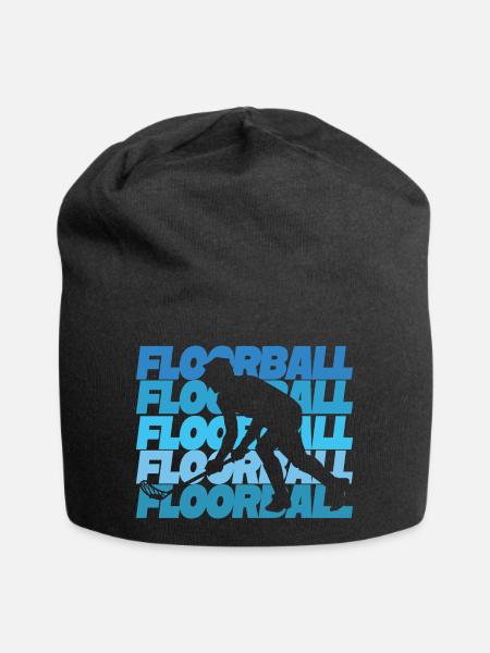 Floorball Spieler Unihockey Floorball - Jersey-Beanie - Schwarz