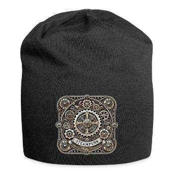 Steampunk Logo - Jersey Beanie - black - Front