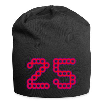 25. 25 YEARS. 25th ANNIVERSARY. 25 YEARS ANNIVERSARY. - Jersey Beanie - black - Front