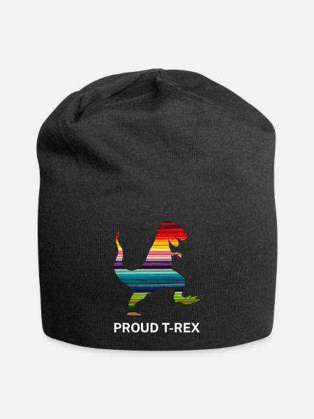 LGBT Rex - Jersey-Beanie - Schwarz