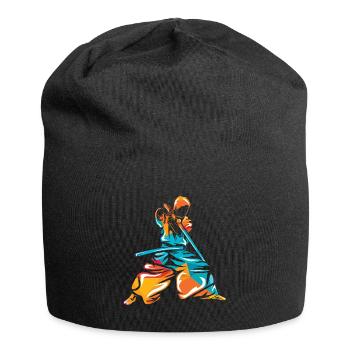 Meisterhafter Iaido Schwertzieher - Jersey-Beanie - Schwarz - Vorne