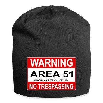 AREA 51 Shield - Jersey Beanie - black - Front