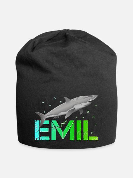 Emil Geburtstag Emil Namenstag - Jersey-Beanie - Schwarz