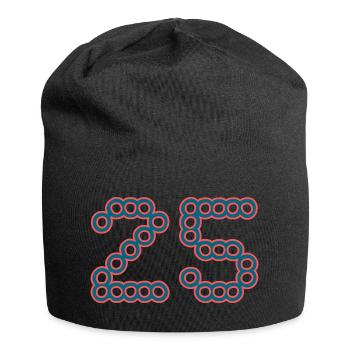 25. 25 YEARS. 25th ANNIVERSARY. 25 YEARS ANNIVERSARY. - Jersey Beanie - black - Front