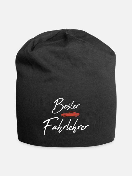Bester Fahrlehrer - Jersey-Beanie - Schwarz