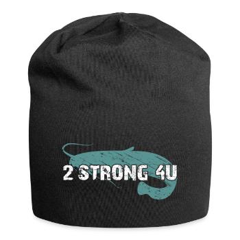 Wels angeln Waller zu stark für Dich - Jersey-Beanie - Schwarz - Vorne