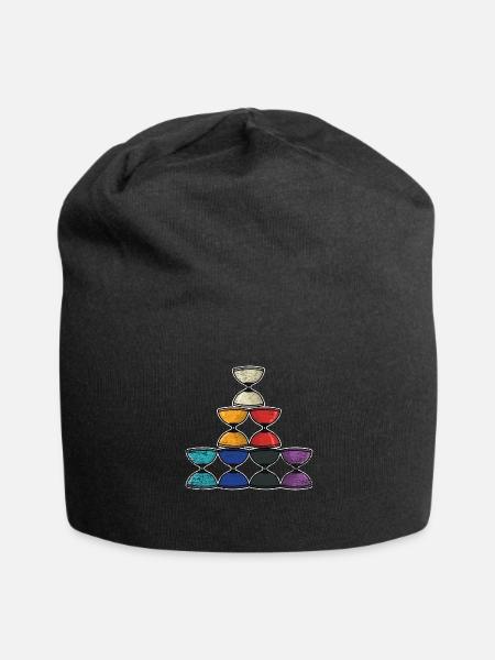 Furchtloser Diabolo Straßenjongleur - Jersey-Beanie - Schwarz