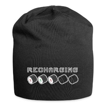 Recharging Pixel Sushi - Jersey Beanie - black - Front