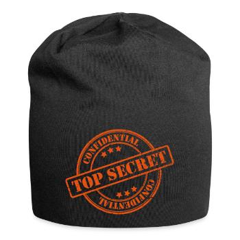 Top secret - Jersey Beanie - black - Front