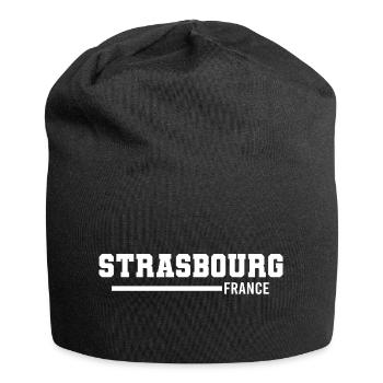 Strasbourg | France - Jersey Beanie - black - Front