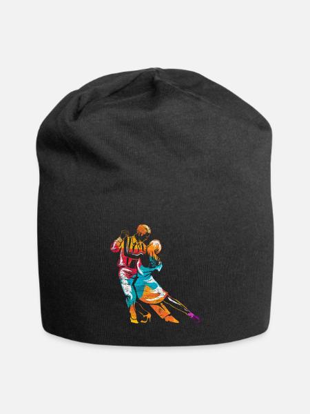 Bezaubernde Tangonacht Ballsaal - Jersey-Beanie - Schwarz