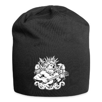 Neptune with guitar - Jersey Beanie - black - Front