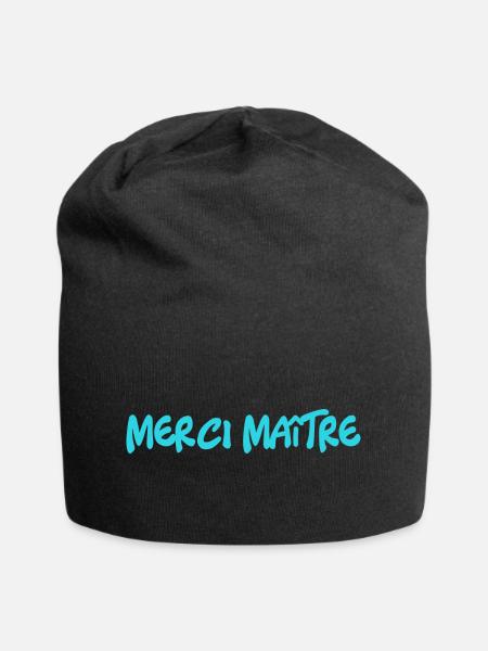 MEISTER. VIELEN DANK. DANKE, MEISTER. MEISTER. MEISTER-GESCHENK - Jersey-Beanie - Schwarz