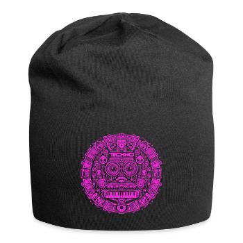 Techno Music Logo - Jersey Beanie - black - Front