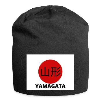 Yamagata Japon à Kanji - Bonnet en jersey - noir - Devant