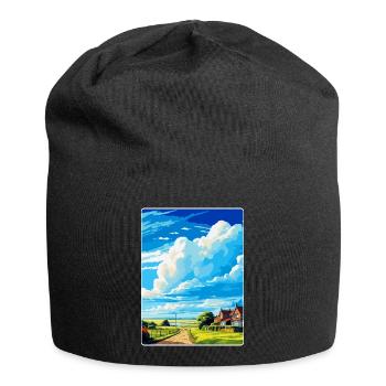 New Romney England Uk Vintage Travel Poster WPA - Jersey Beanie - black - Front