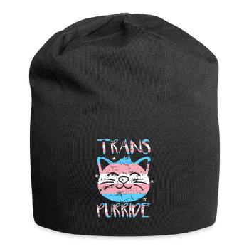 Transgender Geschenk - Jersey-Beanie - Schwarz - Vorne