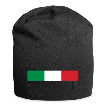Italy Banner - Jersey Beanie - black - Front