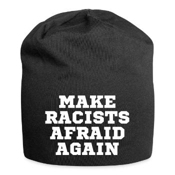 Rassisten Angst Machen Wieder - Jersey-Beanie - Schwarz - Vorne