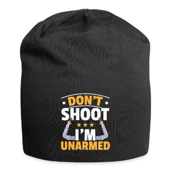 Nicht schießen, ich bin unbewaffnet Amputierter Am - Jersey-Beanie - Schwarz - Vorne