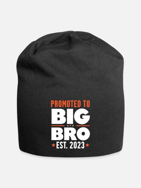 Befördert Zum Großen Bruder 2023 - Jersey-Beanie - Schwarz