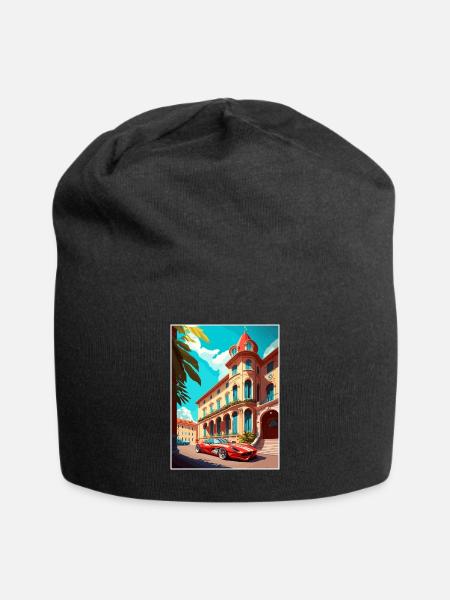Maranello Italien Vintage Reiseposter WPA Souvenir - Jersey-Beanie - Schwarz