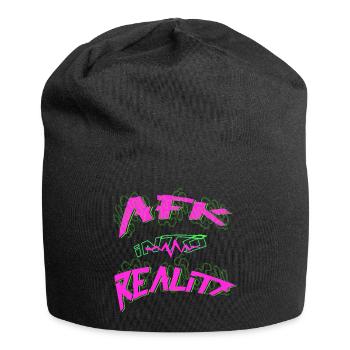 AFK into reality Gamer - Jersey-Beanie - Schwarz - Vorne