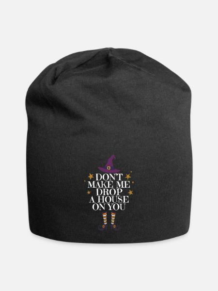 We Are The Daughters Of The Witches You Could Not - Jersey-Beanie - Schwarz