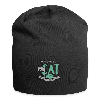 Verschmustes Stubentiger Ausrede - Jersey-Beanie - Schwarz - Vorne