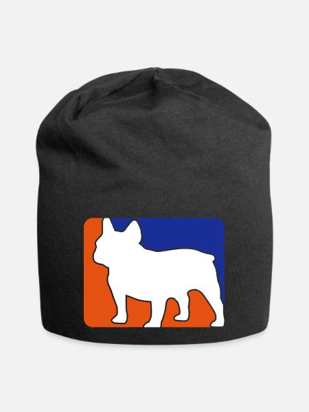 french bulldog1 - Jersey-Beanie - Schwarz