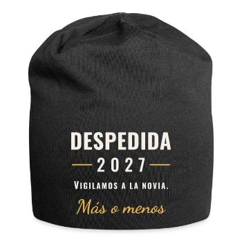 Abschied 2027 - Jersey-Beanie - Schwarz - Vorne