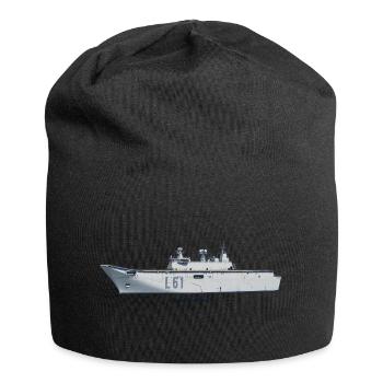 Juan Carlos I L61 – Technisches Schiffsprofil - Jersey-Beanie - Schwarz - Vorne