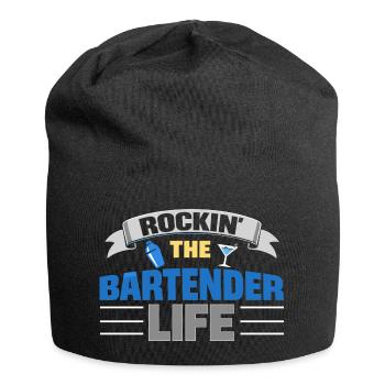 Rockin The Bartender Life Bar Crew - Jersey-Beanie - Schwarz - Vorne